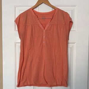 Old Navy Coral Button-Up Tank (Ptp 20”)
